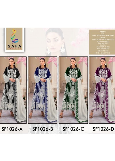 SAFA CREATION SF 1026 A PAKISTANI DRESS MANUFACTURER