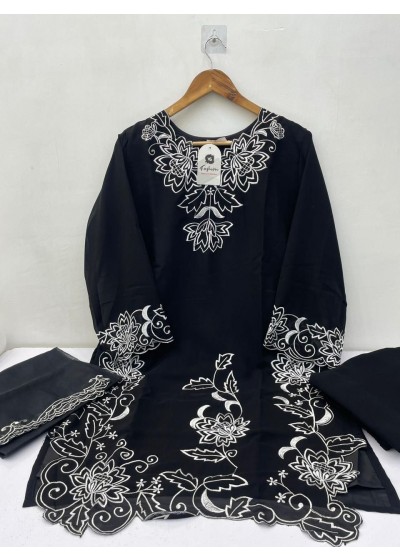 VS FASHION 12038 BLACK PAKISTANI KURTIS