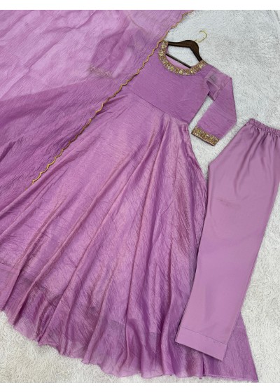 HK 1687 READYMADE ANARKALI GOWN PARTYWEAR