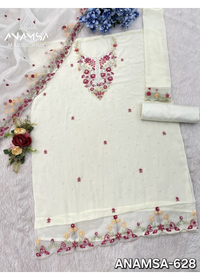 ANAMSA 628 PAKISTANI SUITS NEW COLLECTION