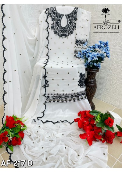 AFROZEH AF 217 D DEALER PAKISTANI SUITS INDIA