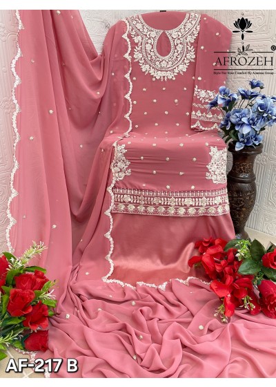AFROZEH AF 217 B DEALER LATEST PAKISTANI SUITS