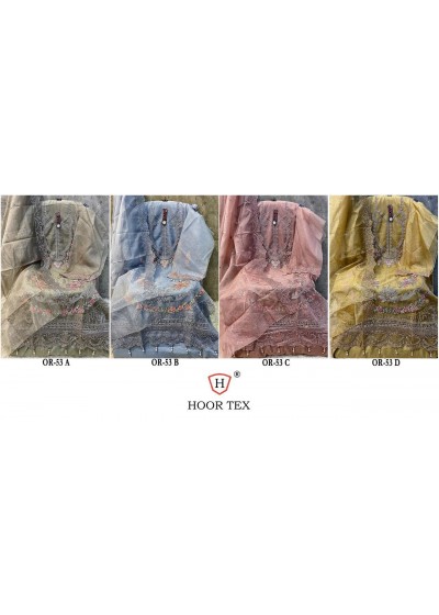 HOOR TEX QR 53 PAKISTANI SUITS WHOLESALE DEALER