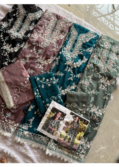 ZIAAZ DESIGNS 758 A LATEST SALWAR SUITS