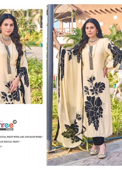 SHREE FABS KT 135 PAKISTANI SALWAR SUITS SINGLE PIECE