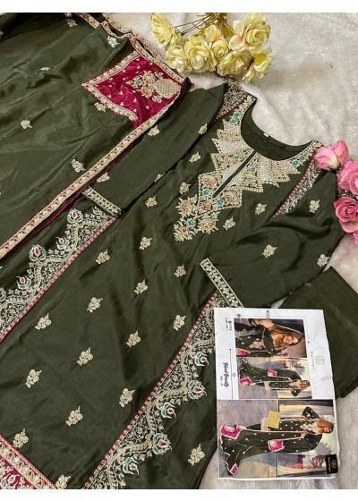 ZIAAZ DESIGNS 443 B PAKISTANI SUITS WHOLESALE SINGLE PIECE
