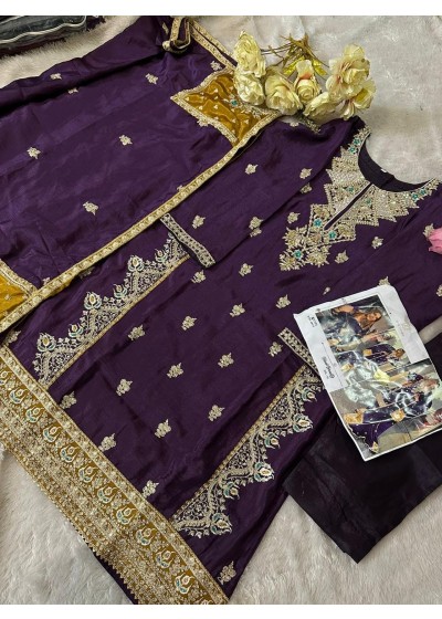 ZIAAZ DESIGNS 443 D PAKISTANI SUITS WHOLESALE SINGLE PIECE IN INDIA