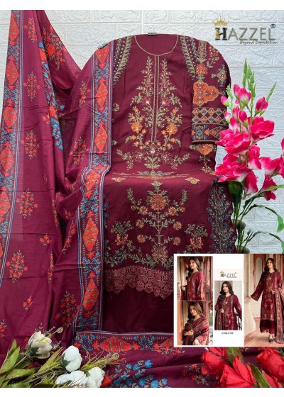 HAZZEL 0155 PAKISTANI REYON SUITS