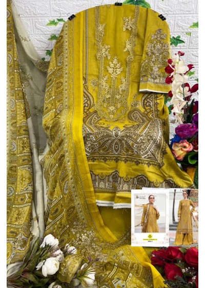 HAZZEL 0156 M PRINT VOL 3 HIT COTTON PAKISTANI SUITS 