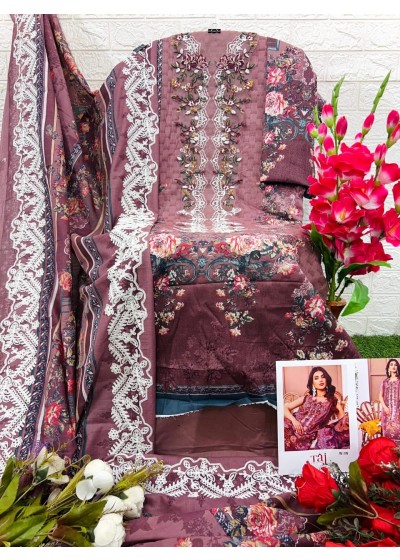 TAJ CREATIONS TAJ 576 HIT COLLECTION COTTON SUITS SINGLE PIECE