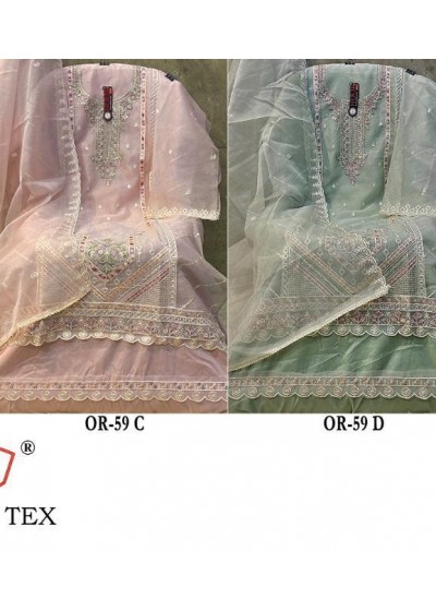 HOOR TEX OR 59 CD PAKISTANI SALWAR SUITS BUY DEALER