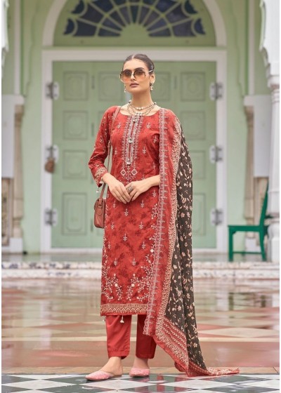 JIHAN 3528 BIN SAEED VOL 15 LAWN PRINTED PAKISTANI SUITS