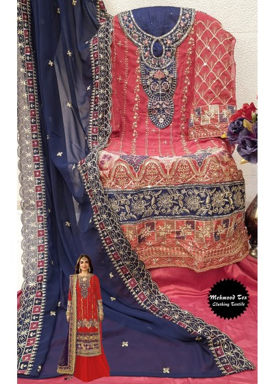 MEHMOOD TEX M 54 A PAKISTANI SALWAR SUITS ONLINE