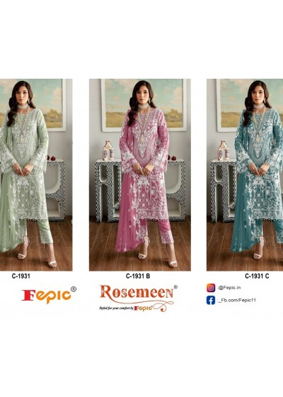 FEPIC ROSEMEEN C 1931 BC SUPLIER SINGLE PIECE BUY PAKISTANI SUITS