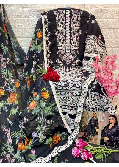 ALIF FASHION A 84 MARYAM VOL 1 BLACK PAKISTANI SUITS WHOLESALE
