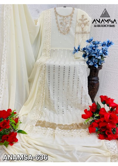 ANAMSA 636 MANUFACTURER PAKISTANI SUITS