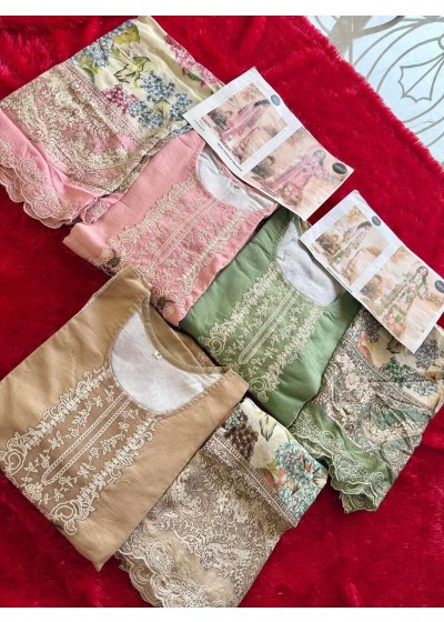 MEHBOOB TEX 1533 A B C PAKISTANI SUITS PURE COTTON