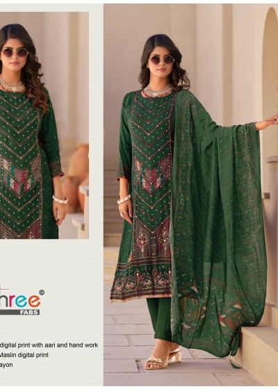 SHREE FABS KT 175 C LATEST PAKISTANI SUITS ONLINE