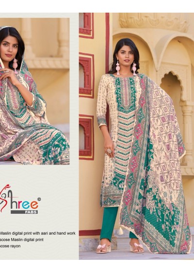 SHREE FABS KT 164 B ONLINE SHOPPING PAKISTANI SUITS 