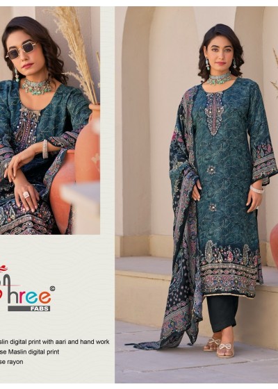 SHREE FABS KT 166 C SINGLE PIECE PAKISTANI SUITS BUY SURAT