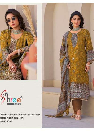 SHREE FABS KT 166 D SINGLE PIECE PAKISTANI SUITS BUY INDIA