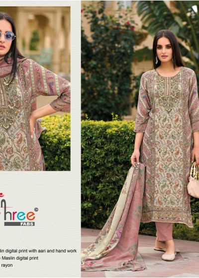 SHREE FABS KT 122 C BEST COLLECTION PAKISTANI SUITS