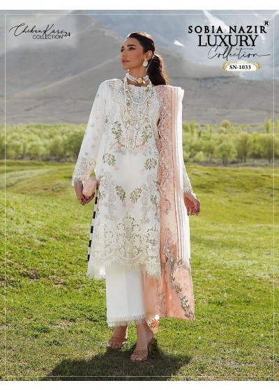 SOBIA NAZIR LUXURY SN 1033 PEARLWORK COLLECTION PAKISTANI SUITS