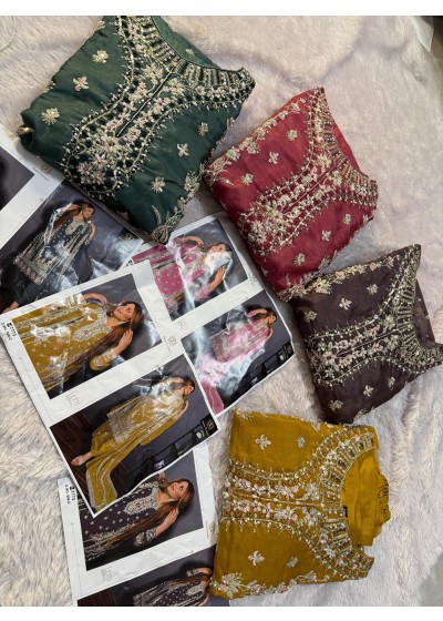 ZIAAZ DESIGNS 808 A B C D LATEST PAKISTANI DRESSES