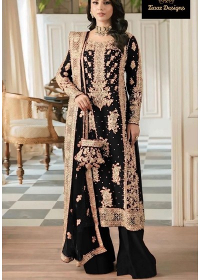 ZIAAZ DESIGNS 738 D PAKISTANI SALWAR SUITS WHOLESALE WITH PRICE