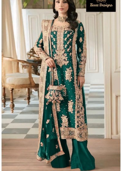 ZIAAZ DESIGNS 738 C WHOLESALE WITH PRICE PAKISTANI SALWAR SUITS