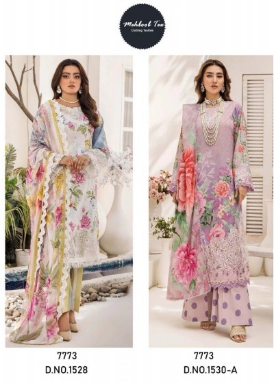 MEHMOOD TEX 1528 1530 COTTON PAKISTANI SUITS