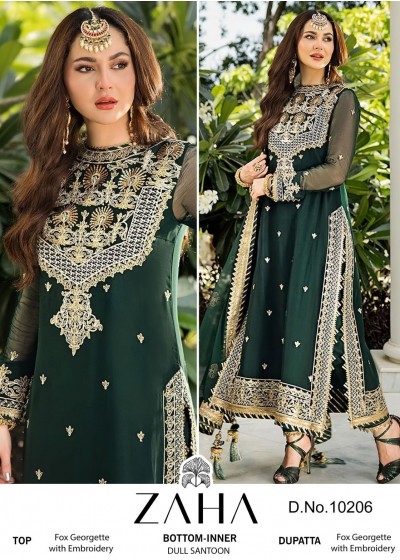 ZAHA 10206 PAKISTANI SUITS DEALER