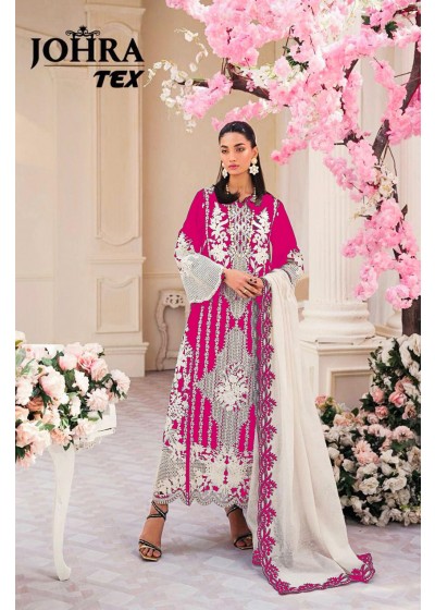 JOHRA TEX JT 147 PINK BEST DESIGNS PAKISTANI SUITS