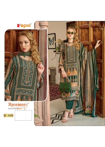 FEPIC ROSEMEEN C 2000 CRAPE PRINTED PAKISTANI SUITS ONLINE