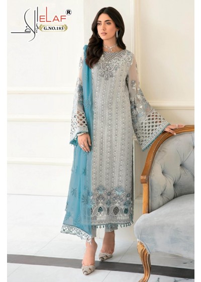 ELAF G 183 PAKISTANI SUITS LATEST